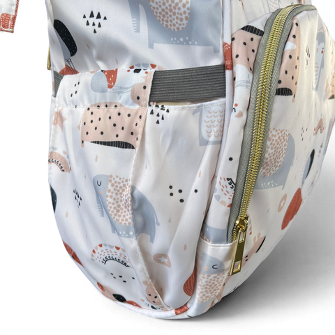 Backpack: Waterproof Safari Baby Nappy Bag