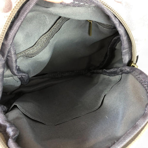 Cotton Road Backpack: BROWN CANVAS Cross Body Bag / Mini Backpack