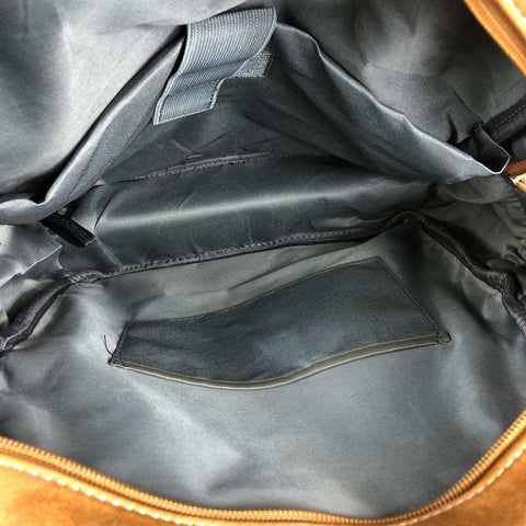 Cotton Road Backpack: CAMEL PU Leather for Daily Use