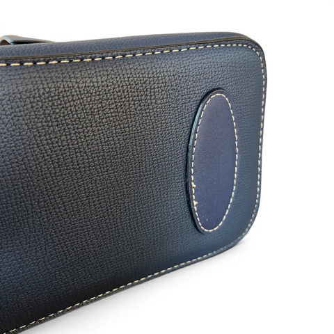 Cotton Road Backpack : NAVY BLUE PU Leather Handbag/Backpack for the Stylish Women