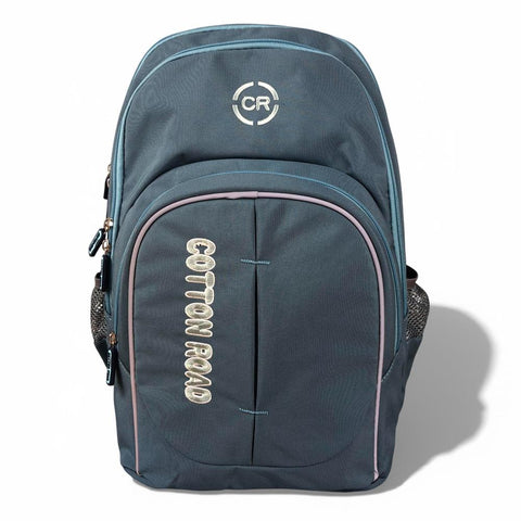 Cotton Road Backpack: TEAL BRANDED Canvas Backpack