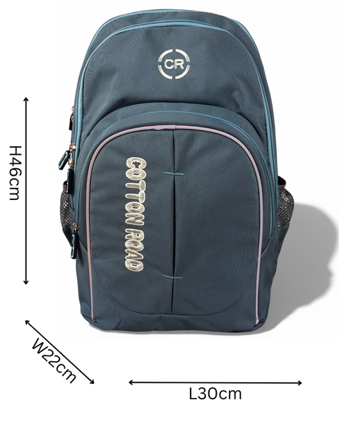 Cotton Road Backpack: TEAL BRANDED Canvas Backpack