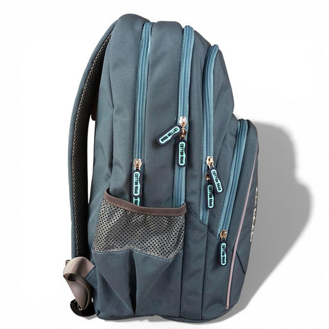 Cotton Road Backpack: TEAL BRANDED Canvas Backpack