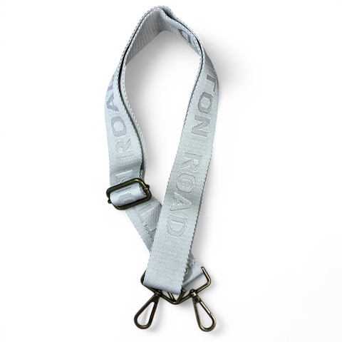 Cotton Road Bag Strap: BEIGE BRANDED Canvas Adjustable Strap