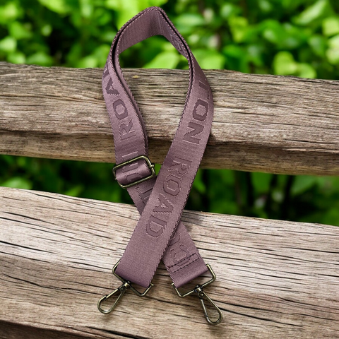 Cotton Road Bag Strap: PINK BRANDED Canvas Adjustable Strap
