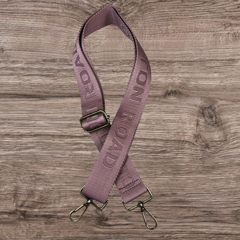 Cotton Road Bag Strap: PINK BRANDED Canvas Adjustable Strap