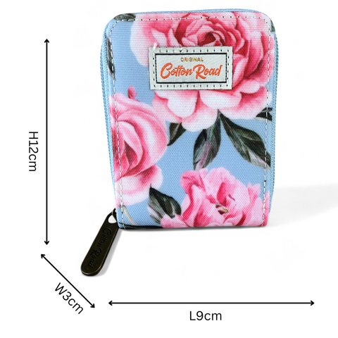 Cotton Road Card Holder: BLUE FLORAL PVC Card Holder