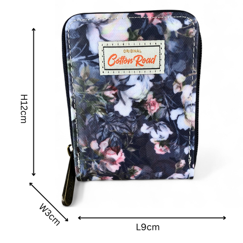 Cotton Road Card Holder: BLUE FLORAL PVC Card Holder