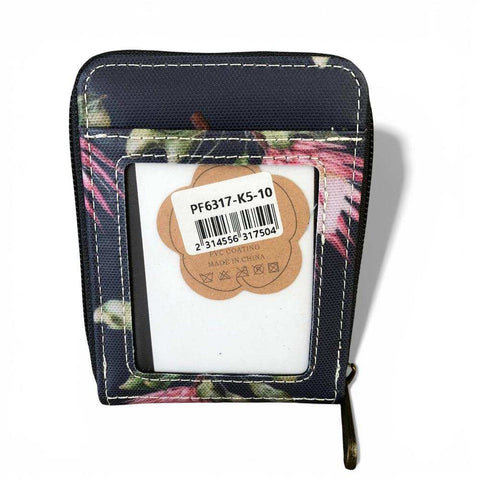 Cotton Road Card Holder: BLUE FLORAL PVC Card Holder