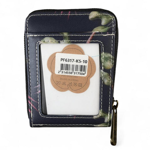Cotton Road Card Holder: BLUE FLORAL PVC Card Holder