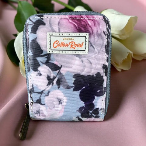 Cotton Road Card Holder: BLUE FLORAL PVC Card Holder