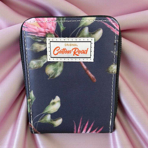 Cotton Road Card Holder: BLUE FLORAL PVC Card Holder