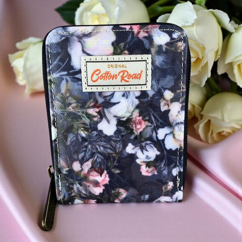 Cotton Road Card Holder: BLUE FLORAL PVC Card Holder