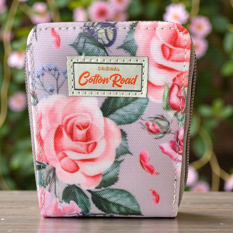 Cotton Road Card Holder: PINK FLORAL PVC Card Holder