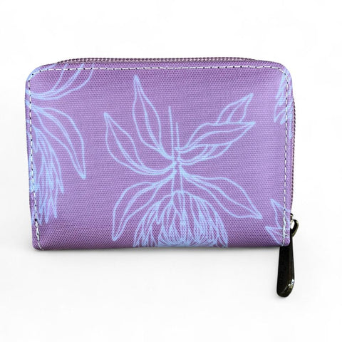 Cotton Road Card Holder: PINK PVC Card Holder with PROTEA