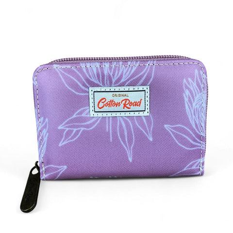Cotton Road Card Holder: PINK PVC Card Holder with PROTEA