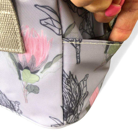 Cotton Road Cooler: BLUE PROTEA PVC Lunch Cooler & Vanity Bag