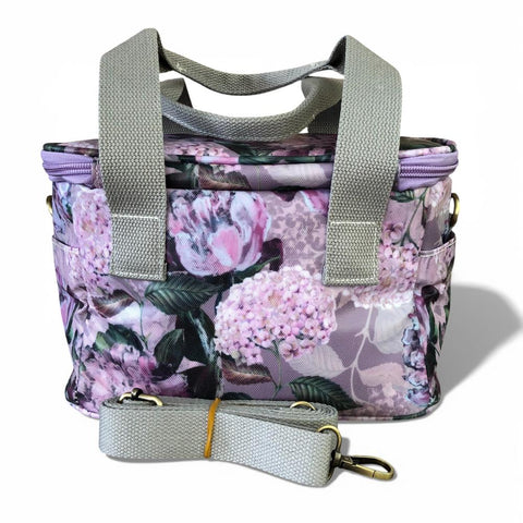 Cotton Road Cooler: LILAC FLORAL PVC Cotton Road Lunch Box Cooler Bag