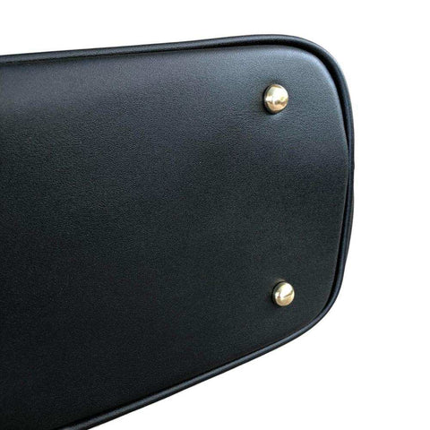 Cotton Road Handbag: BLACK FLORAL PU LEATHER & Matching Wallet