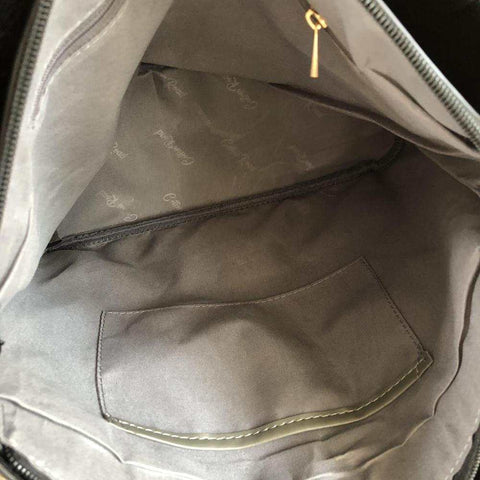 Cotton Road Handbag: BLACK PU Leather Handbag