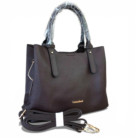 Cotton Road Handbag: BROWN PU Leather Handbag