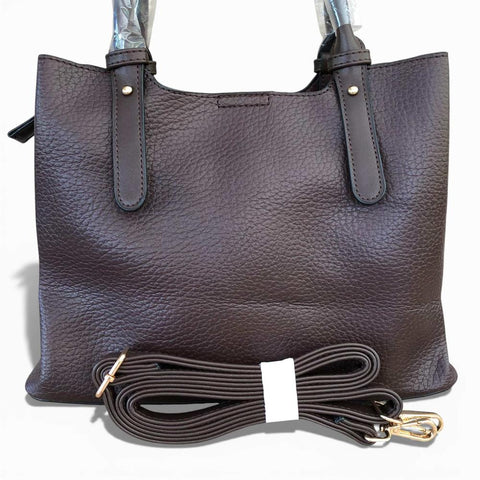 Cotton Road Handbag: BROWN PU Leather Handbag