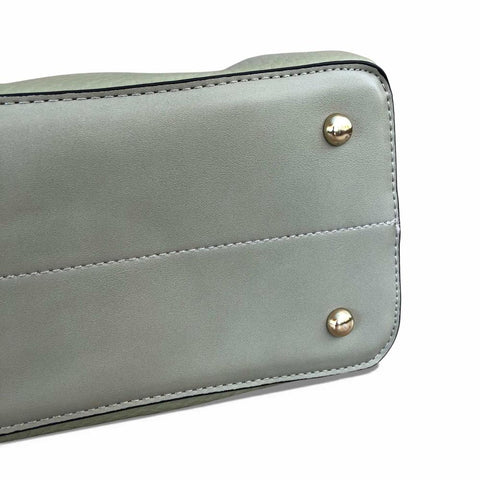 Cotton Road Handbag: GREEN PU Leather Handbag