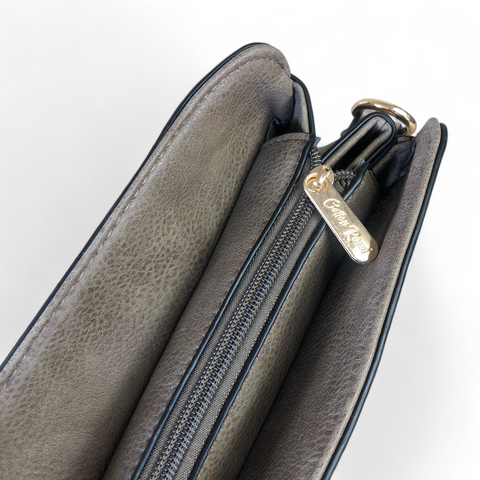 Cotton Road Handbag: KHAKI PU Leather Handbag