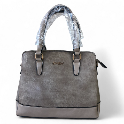 Cotton Road Handbag: KHAKI PU Leather Handbag