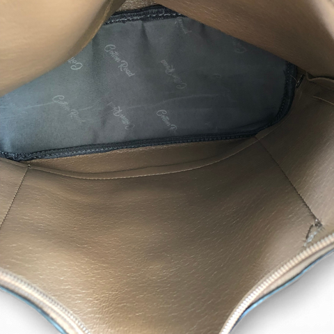 Cotton Road Handbag: KHAKI PU Leather Handbag for Stylish Daily Use