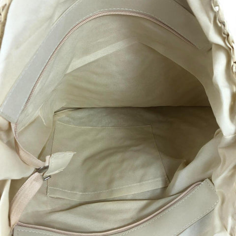 Cotton Road Handbag: WHEAT BEIGE Woven Tote Bag