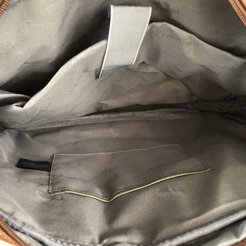 Cotton Road Laptop Bag: BROWN PU Leather Bag for 15.6" Laptop