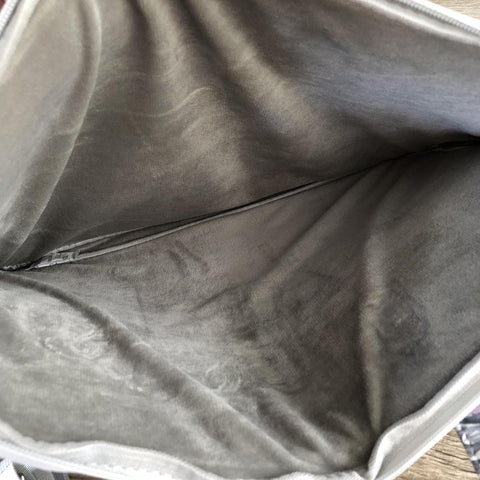 Cotton Road Laptop Bag: LILAC PROTEA PVC Bag / Carry Sleeve with Padded Inner