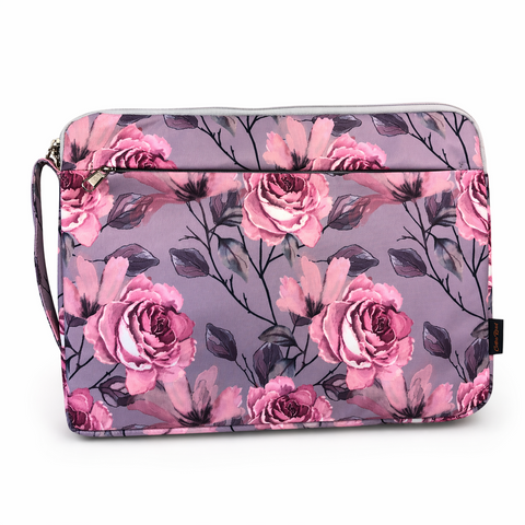 Cotton Road Laptop Bag: MAUVE Canvas 15'6" Bag with Matching Sleeve