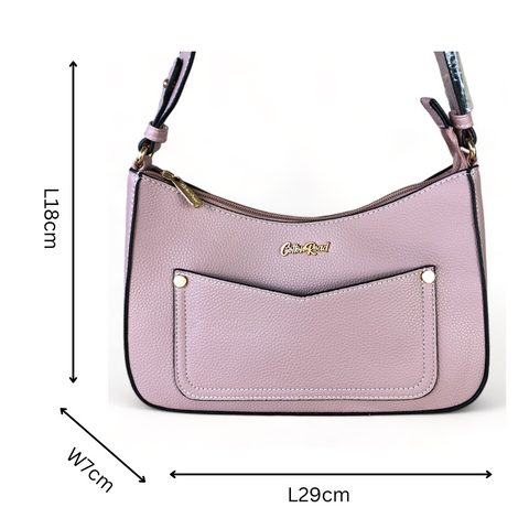Cotton Road PINK PU Leather Sling Bag WITH detachable MONEY BAG