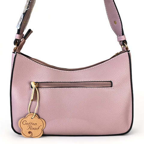 Cotton Road PINK PU Leather Sling Bag WITH detachable MONEY BAG