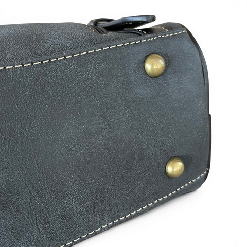 Cotton Road Sling Bag: BLACK Protea Design PU Leather with Matching Wallet