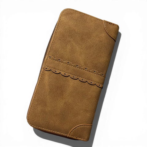 Cotton Road Sling Bag: BROWN PU Leather Crossbody with Matching Wallet