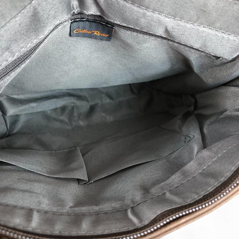 Cotton Road Sling Bag: COFFEE BROWN PU Leather Sling Bag with BUCKLE detailing