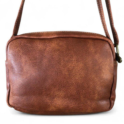 Cotton Road Sling Bag: Elegant Brown PU Leather & Durable Design
