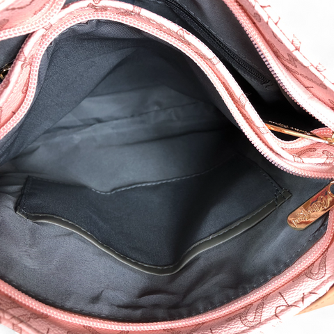 Cotton Road Sling Bag: PINK BRANDED Synthetic Leather Sling Bag