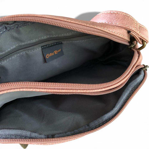 Cotton Road Sling Bag: PINK PU Leather for Stylish Women