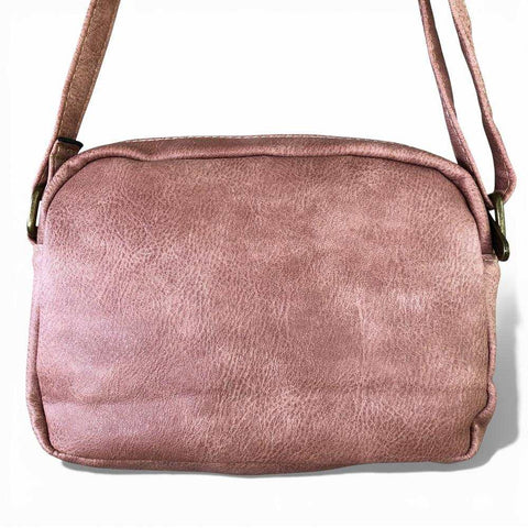 Cotton Road Sling Bag: PINK PU Leather for Stylish Women