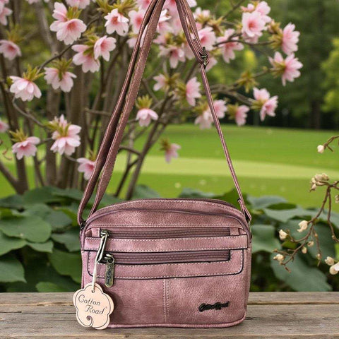 Cotton Road Sling Bag: PINK PU Leather for Stylish Women