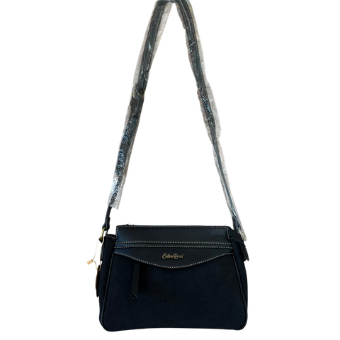 Cotton Road Sling Bag: Stylish Black PU Leather Crossbody for Women