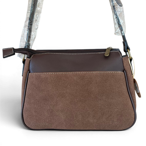 Cotton Road Sling Bag: Stylish COFFEE BROWN PU Leather Crossbody with Matching Wallet