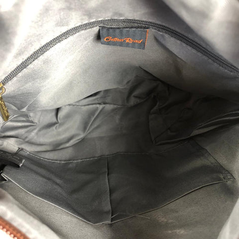 Cotton Road Sling Bag: TAN BROWN PU Leather Cotton Road Sling Bag