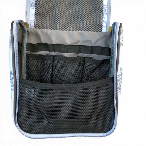 Cotton Road Toiletry Bag: BLUE PROTEA PVC Hanging Vanity Bag