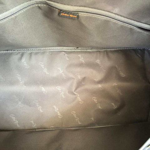 Cotton Road Travel Bag: BLUE FLORAL PVC Overnight Bag with Matching Vanity