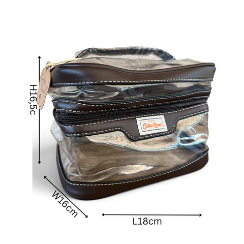 Cotton Road Travel Bag: TURQUOISE DAISY WEEKENDER with Matching Vanity Set